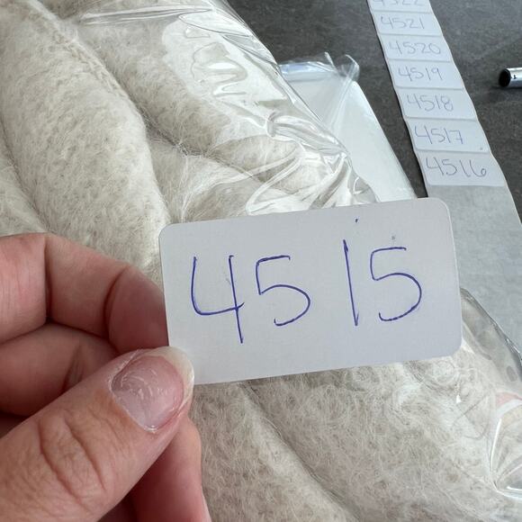 FREE PEOPLE Women's We The Free Teddy Cardi Size S In White Alyssum Combo - Picture 14 of 14